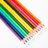 Карандаши цветные пластиковые Deli, трёхгранные, 12цв