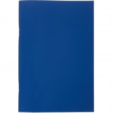 Тетрадь общая  Office Label, 96л, А4, на скобе, клетка, бумвинил, синяя