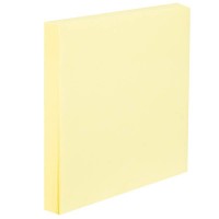 Самоклеящийся блок Deli, 76*76мм, 100л, жёлтый, пастель