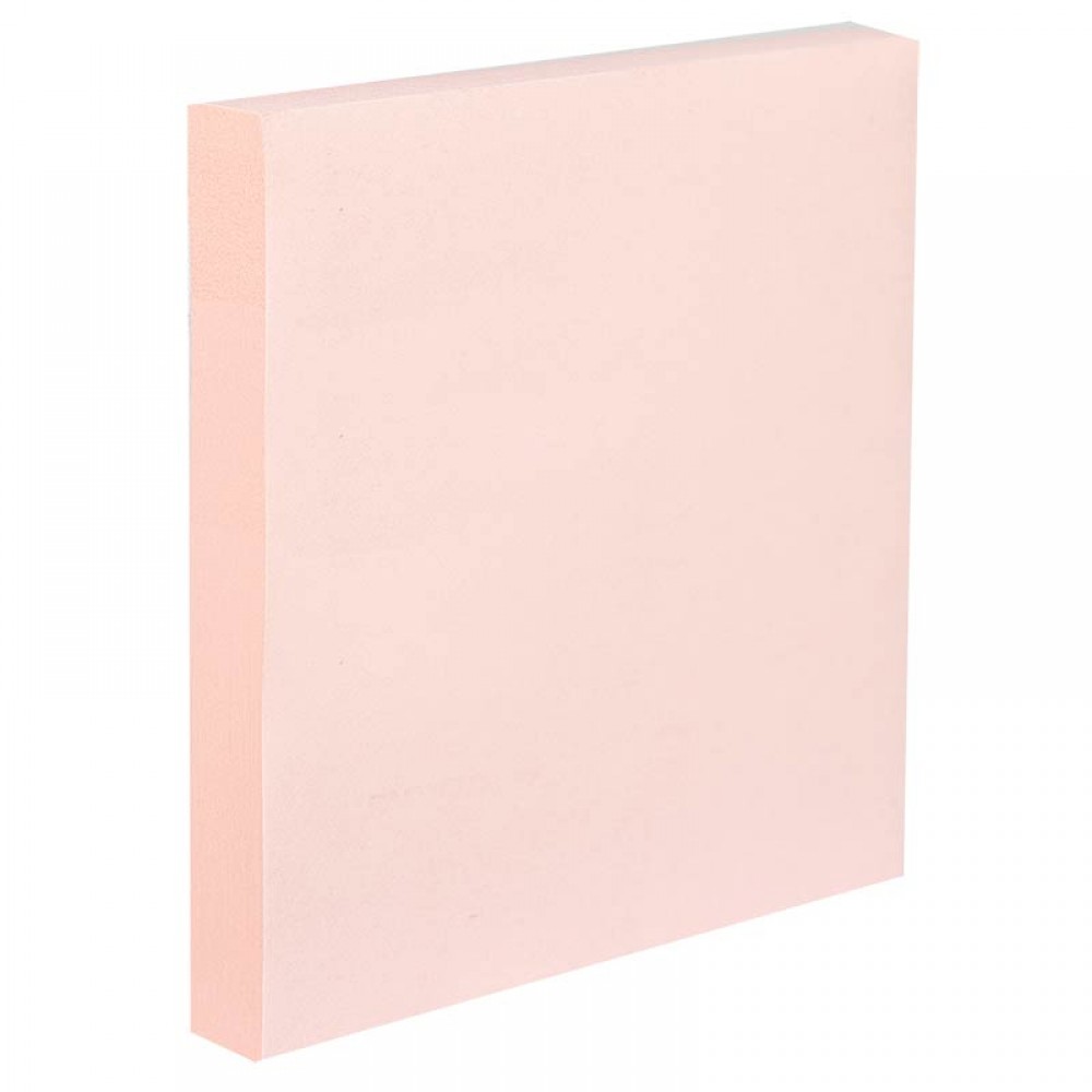 Самоклеящийся блок Deli, 76*76мм, 100л, розовый, пастель