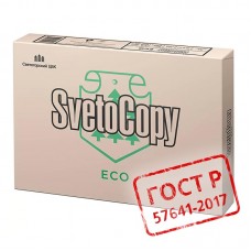 Бумага SvetoCopy ECO, A4, класс Сэ, 80г/м2, 500л