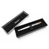 Ручка подарочная перьевая Luxor Trident в футляре, корпус хром/золото
