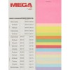 Бумага цветная ProMEGA jet, А4, 160г/м2, 250л, розовая пастель