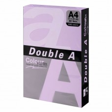 Бумага цветная DOUBLE A, А4, 80г/м2, 500л, пастель, фиолетовая