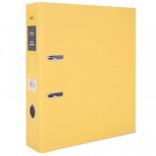 Папка-регистратор Deli, с металлическим уголком, А4, 75мм, ПВХ, 1,75мм, жёлтый лён