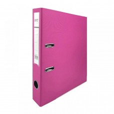 Папка-регистратор Moya, с металлическим уголком, A4, 50мм, розовая