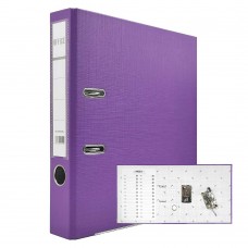Папка-регистратор Moya разобранная, с металлическим уголком, A4, 50мм, толщ.2,5мм, фиолетовая