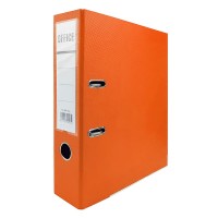 Папка-регистратор Moya, с металлическим уголком, A4, 75мм, оранжевая