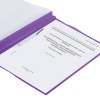 Папка-скоросшиватель с перфорацией BRAUBERG, А4, 140/180мкм, фиолетовая