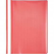 Папка-скоросшиватель пластик. с прозрачным верхом Attache, А4, 25мм, 130/150мкм, красная