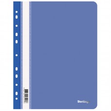 Папка-скоросшиватель Berlingo, А4 (310х240мм), 180мкм, синяя