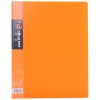 Папка с 40 вкладышами Deli, A4, 24мм, 750мкм, оранжевая
