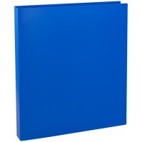 Папка на 4-х кольцах OfficeSpace, 30мм, 500мкм, синяя