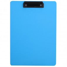 Папка-планшет с зажимом, без крышки Deli, A4, полипропилен, голубой