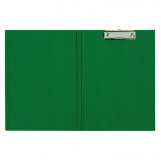 Папка-планшет с зажимом и крышкой Attache, A4, бумвинил, зелёная