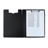 Папка-планшет с зажимом и крышкой Deli, A4, графит