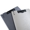 Папка-планшет с зажимом и крышкой Deli, A4, графит