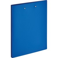 Папка с зажимом и прижимом Attache, A4, 15мм, 700мкм, синяя