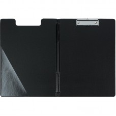 Папка-планшет с зажимом и крышкой BANTEX, A4, чёрная