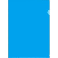 Папка-уголок пластиковая Attache, А5, 150мкм, синяя