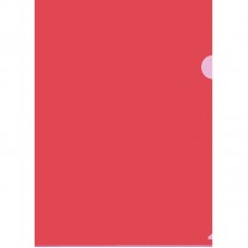 Папка-уголок пластиковая Attache Economy, А4, 100мкм, красная