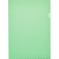 Папка-уголок пластиковая Attache Economy, A4, 100мкм, зелёная
