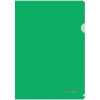 Папка-уголок пластиковая Berlingo, А4, 180мкм, прозрачная зелёная