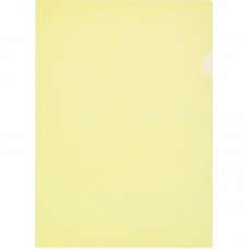 Папка-уголок пластиковая Attache Economy, A4, 100мкм, жёлтая