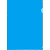 Папка-уголок пластиковая Attache Economy Элементари, А4, 180мкм, синяя