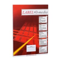 Этикетки самоклеящиеся Label media, 100л, 4шт, 105*148мм, белые