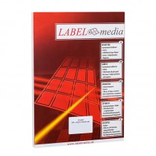 Этикетки самоклеящиеся Label media, A4, 100л, 4фрагм, 105*148мм, белые