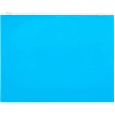Папка-конверт на молнии Attache Color, А5, 160мкм, голубая