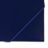 Папка-короб на резинках BRAUBERG, A4, 50мм, 0,7мм, синий