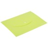 Папка-конверт на кнопке Deli, A4, 180мкм, салатовая