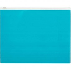 Папка-конверт на молнии Attache Color, А5, 160мкм, бирюза