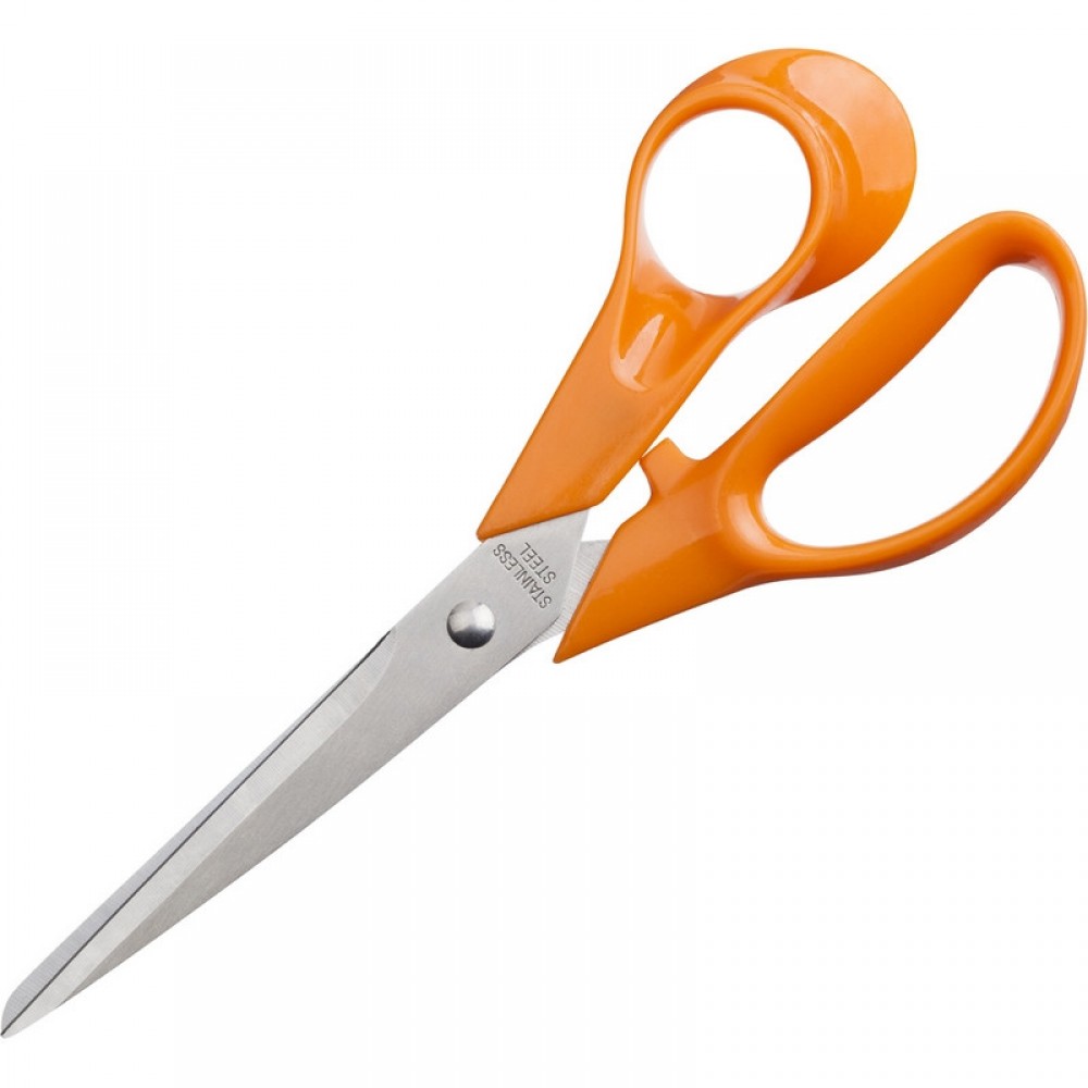 Ножницы Attache Orange, 17,7см, эргономичные ручки, оранжевые