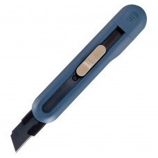 Нож канцелярский Deli NS062, 18мм, синий