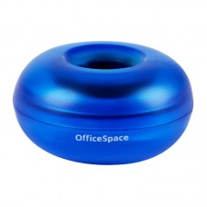 Скрепочница магнитная OfficeSpace, пластик, тонированная синяя
