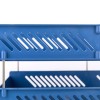 Набор из 3-х лотков Deli, на металлических стержнях, пластик, синий