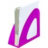 Лоток для бумаг вертикальный Attache Bright Colours, 1 отделение, 90мм, фиолетовый