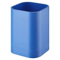 Подставка-стакан для ручек Attache, квадратный, голубой