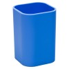 Подставка-стакан для ручек Attache, квадратный, голубой