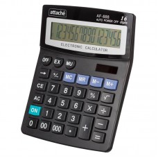Калькулятор настольный Attache AF-888, 16-разрядный, чёрный
