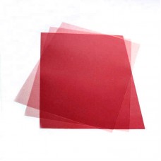 Обложка для переплета, А4, 180мкм, прозрачная красная, ПВХ, 100л