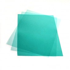 Обложка для переплета, А4, 180мкм, прозрачная зелёная, ПВХ, 100л