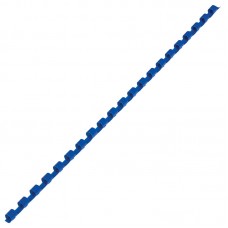 Пружины для переплета пластиковые, 6мм, синие, 100шт/уп