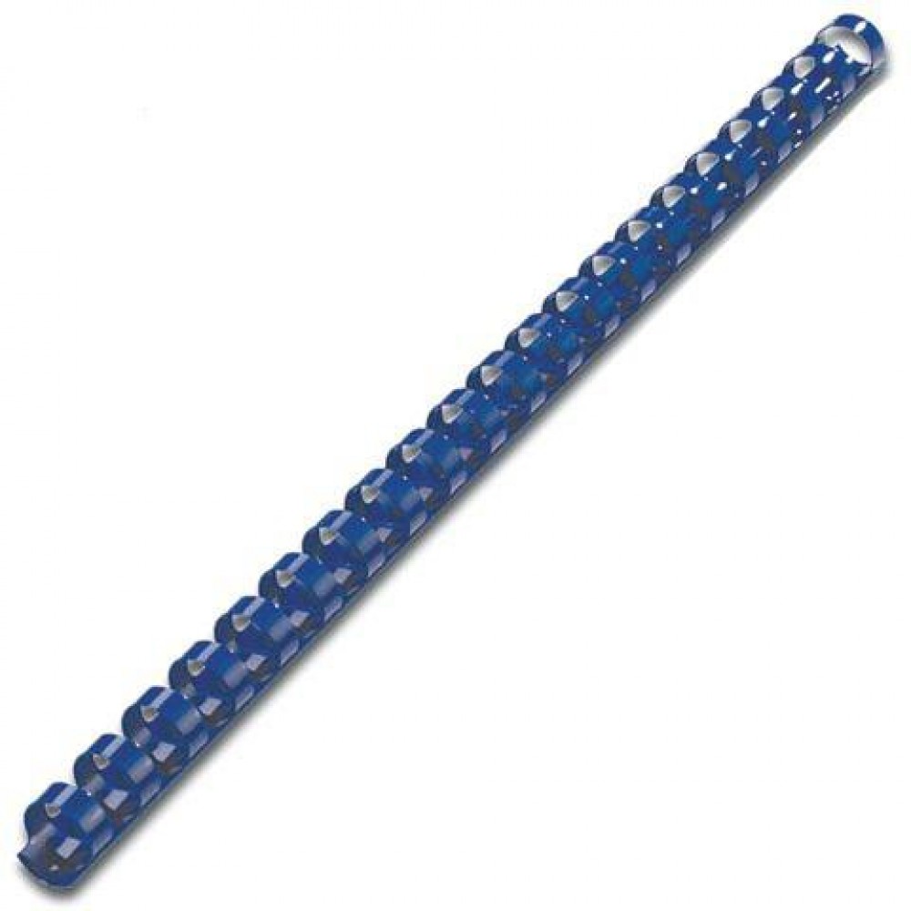 Пластиковый элемент пружина для переплета 16 мм синий, 100 шт