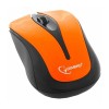 Мышь беспроводная Gembird MUSW-325, 2,4ГГц, оранжевая, батарейка в комплекте
