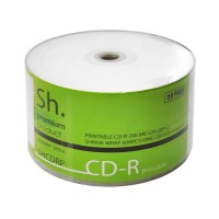 Диск CD-R Sh. SHCDR PRINTABLE (52Х) 700MB, в плёнке, 50шт