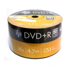 Диск DVD+R HP 16x 4,7Gb, в плёнке, 50шт
